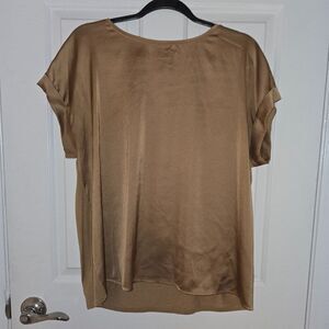Worthington Gold Blouse Party Business Large